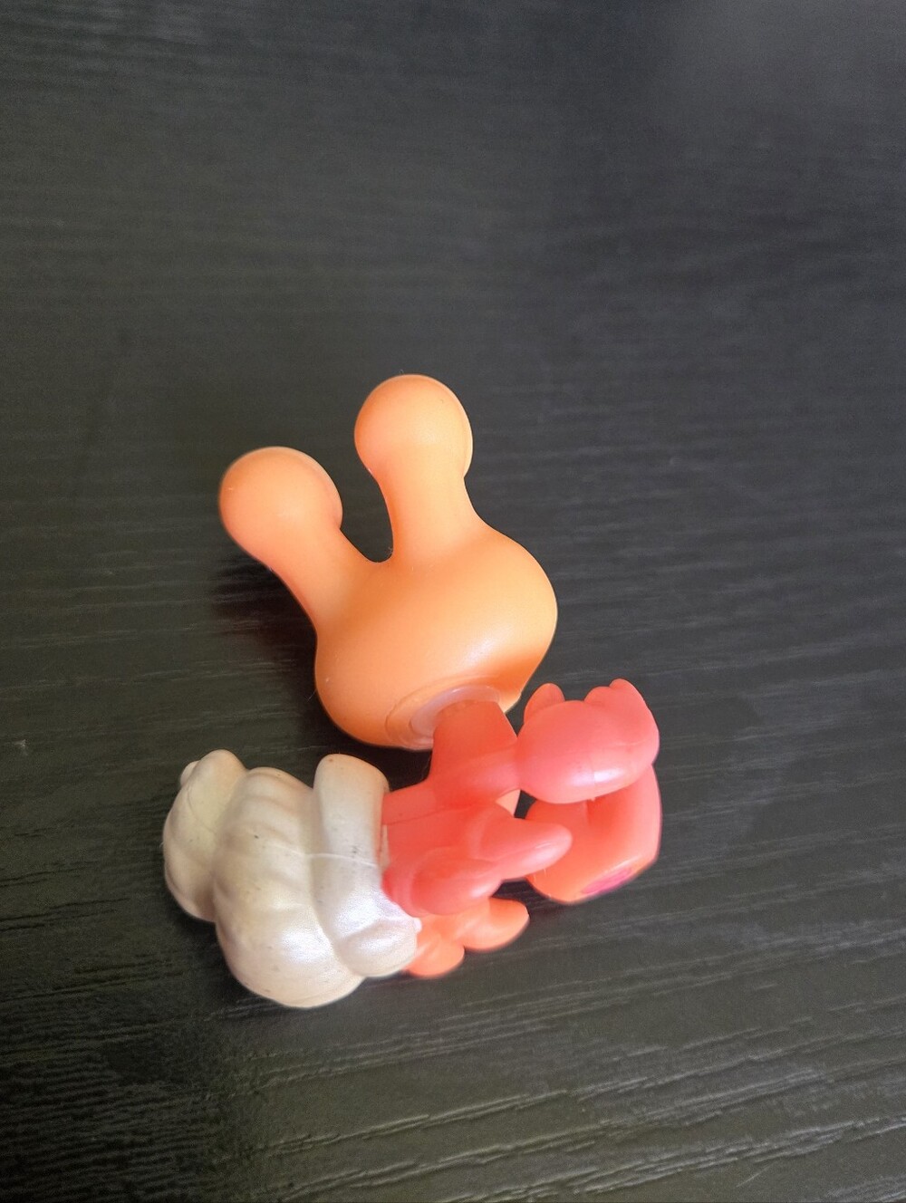 Littlest Pet Shop Authentic LPS #188 Orange Hermit Crab Cream Pearl Aqua Eyes - Picture 10 of 10
